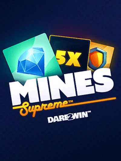 Обложка игры Mines Supreme 92% от студии Hacksaw Gaming